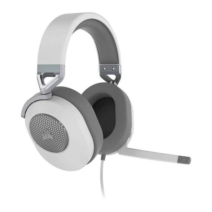 Corsair HS65 Gaming Headset with Microphone - White
