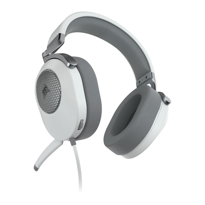 Corsair HS65 Gaming Headset with Microphone - White