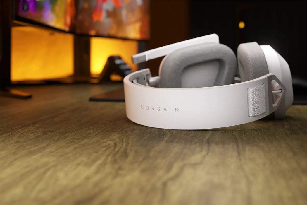 Gaming headset with microphone Corsair HS80 MAX White wireless and bluetooth PC/PS5/PS4