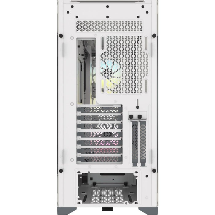 Box Corsair iCUE 5000X RGB Mid Tower, Tempered Glass, White