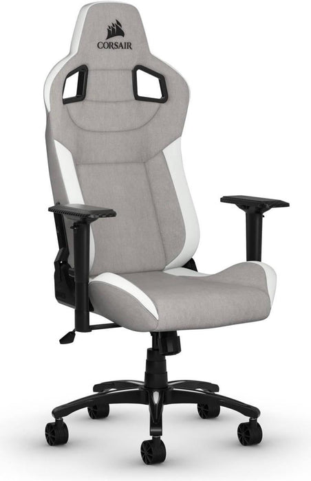 Corsair T3 RUSH Gaming Chair - Fabric Grey/White