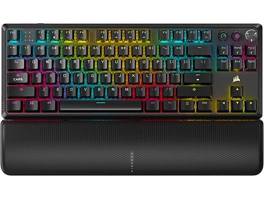 Corsair K70 CORE TKL RGB Gaming Wireless/Bluetooth Mechanical Keyboard, Corsair MLX Red Switch