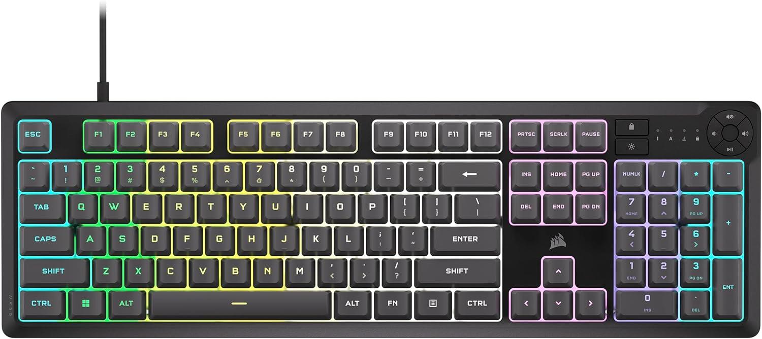 Gaming membrane keyboard Corsair K55 Core RGB