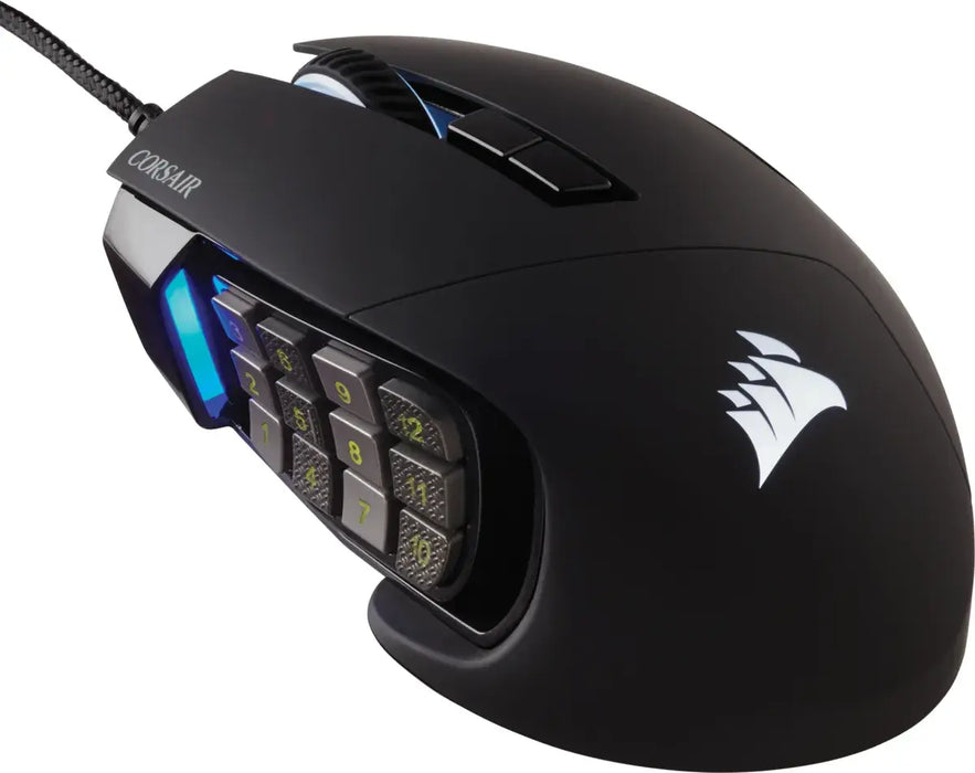 Gaming mouse optical Corsair Scimitar Elite RGB, PMW3391 USB