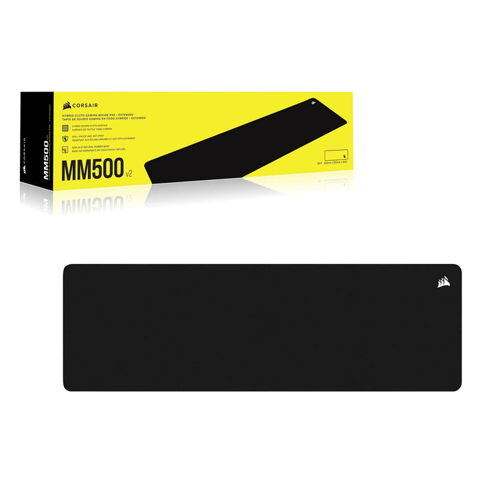 Corsair MM500 v2 Hybrid Cloth Extended Gaming Mouse Pad, 930mm x 300mm