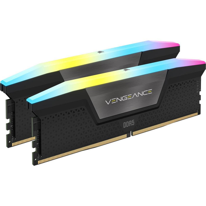Memory Corsair Vengeance Black RGB DDR5 32GB (2x16GB) 5600MHz CL40 - XMP 3.0