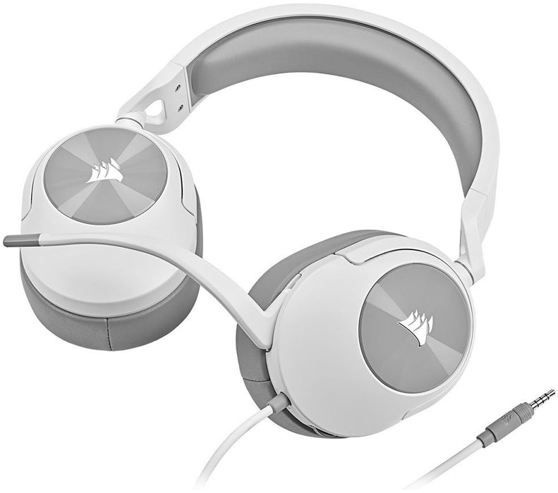 Corsair HS55 Stereo Gaming Headset with Microphone - White