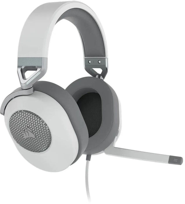 Corsair HS65 Gaming Headset with Microphone - White