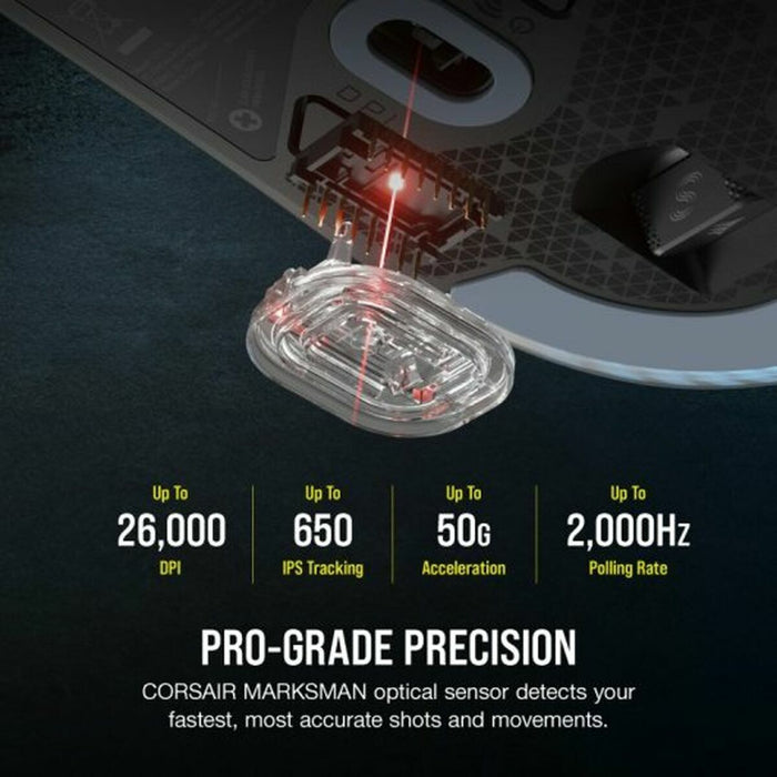 Gaming wireless/bluetooth mouse Corsair M75 Black Wireless Lightweight RGB