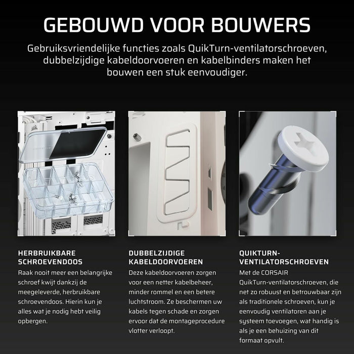 ATX Semi-tower Box Corsair White