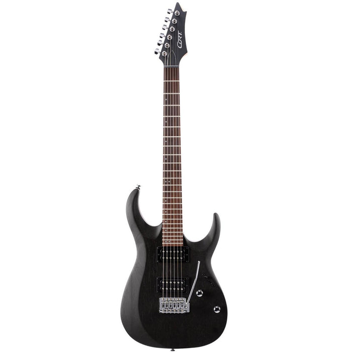 CORT X100 Open Pore Black - electric guitar