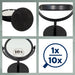 COSMETIC MIRROR BLACK KELA ’SELENA’ - Огледала<<<Мебели и огледала за баня<<<Баня<<<Praktiker