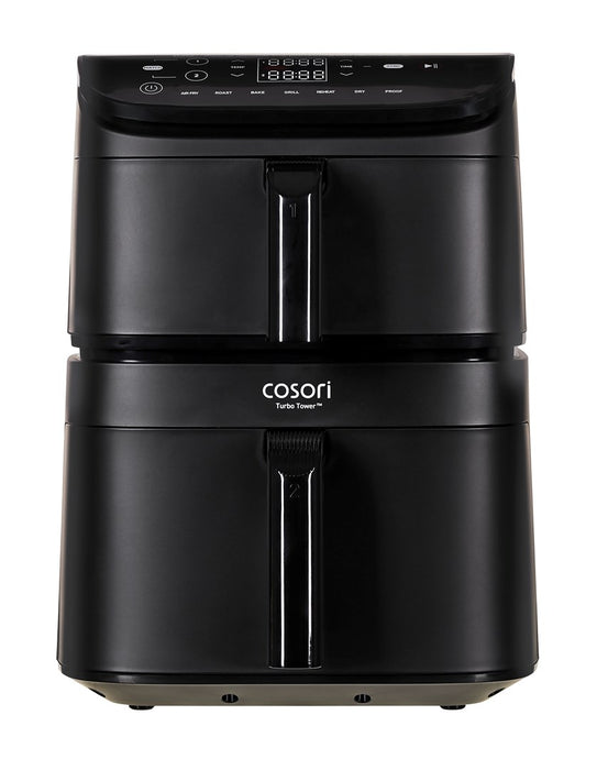 Cosori Turbo Tower Air Fryer 6.5L+4.3L Black EU KAAPAFCSNDE0243Y