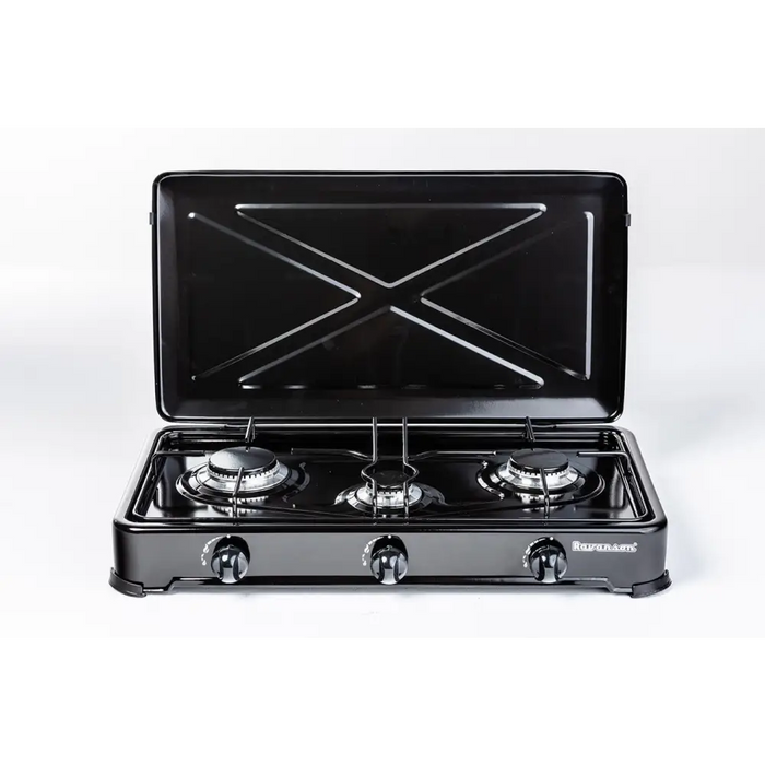 Countertop Hob Gas Ravanson K-03TB [white; 3 zone(s)] - CookersAGD-KTU<<<Home Appliance - ProductsAGD<<<ActionPL