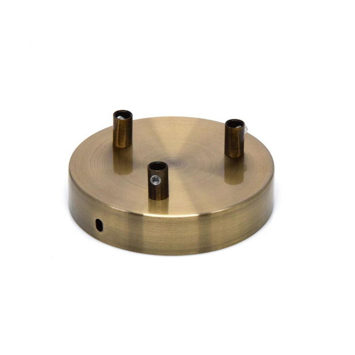 CEILING SOCKET 3-WAY CYLUP BRASS