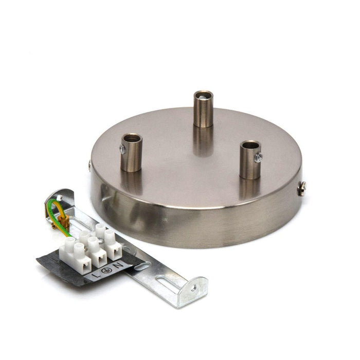 CEILING SOCKET 3-WAY CYLUP NICKEL