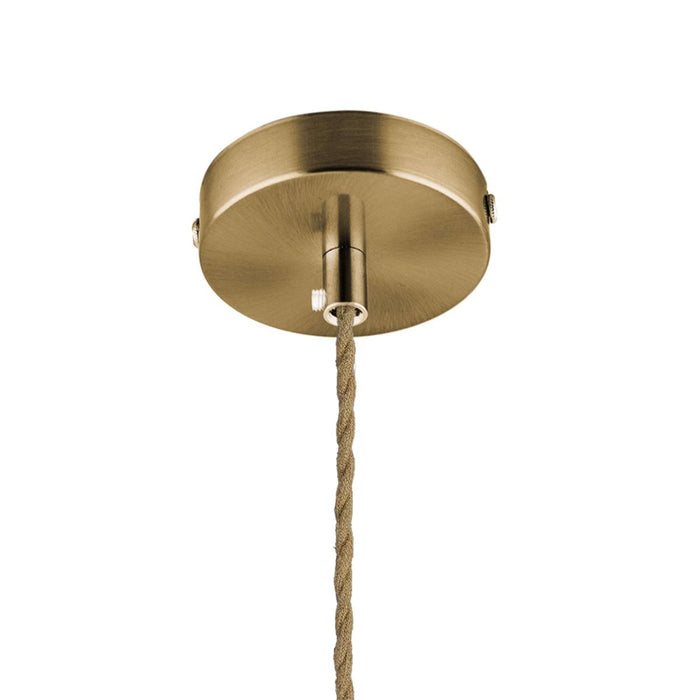 CEILING SOCKET 1-WAY ONEUP BRASS