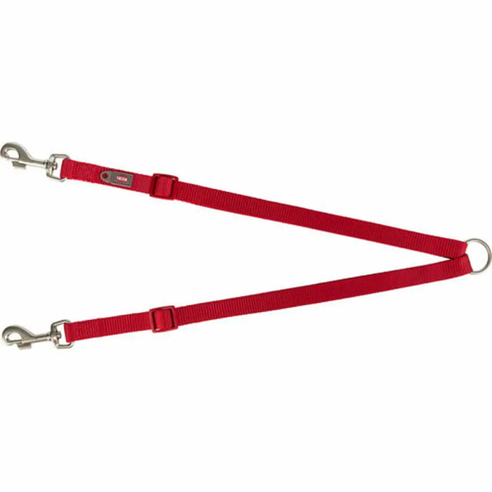 Coupling for 2-dog lead Trixie Premium Red - Домашни Животни<<<Дом Градина<<<BigBuy&&&Пътуване и разходки<<<Домашни