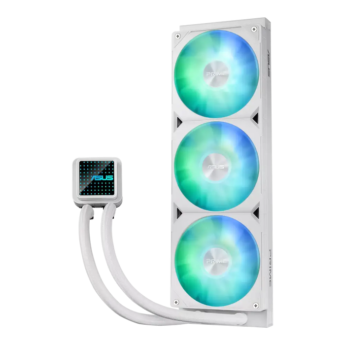 CPU cooler ASUS PRIME LC 360 ARGB White Edition - Охладители за процесори<<<Компютърни