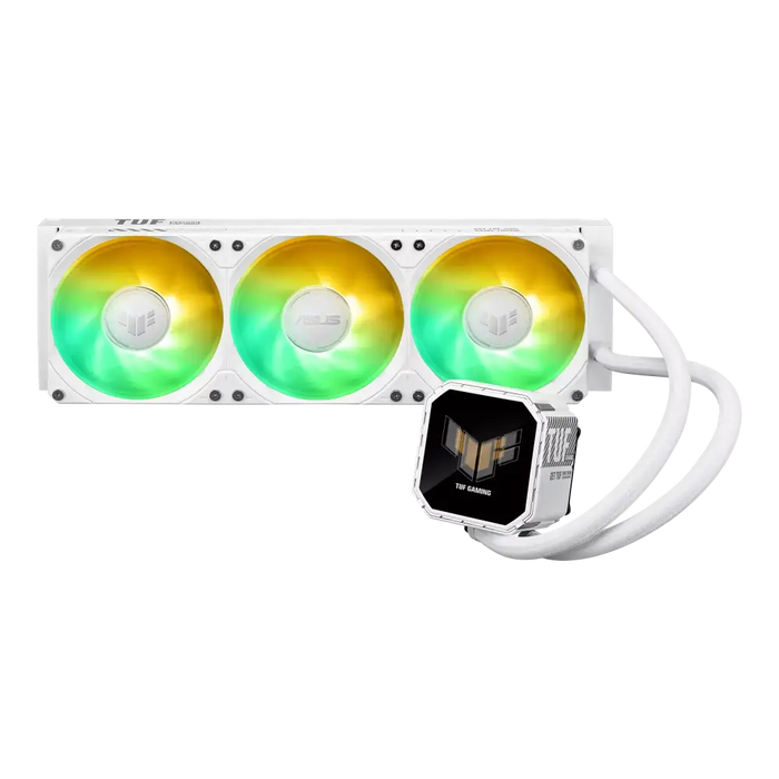 CPU Cooler ASUS TUF Gaming LC III 360 ARGB LCD White Edition - Охладители за процесори<<<Компютърни компоненти<<<ValiAPI