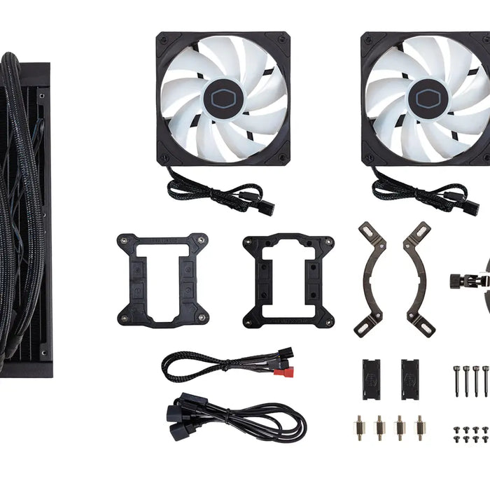 CPU Cooler Cooler Master ML240L Core ARGB Black - Охладители за процесори<<<Компютърни