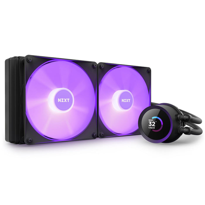 CPU Cooler NZXT Kraken 240 RGB Black LCD Display - Охладители за процесори<<<Компютърни