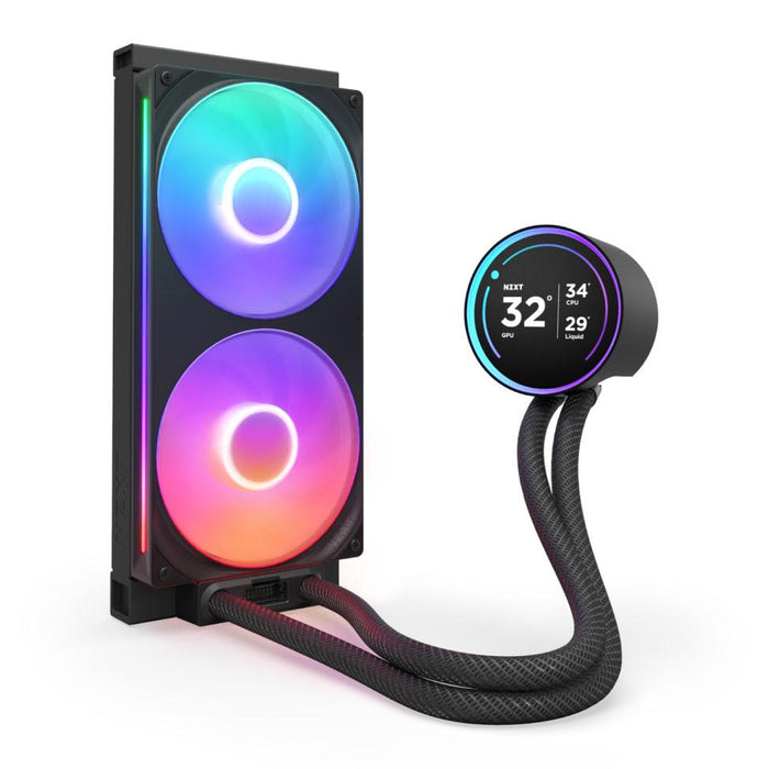CPU Cooler NZXT Kraken Elite 280 V2 RGB Black LCD Display - Охладители за процесори<<<Компютърни