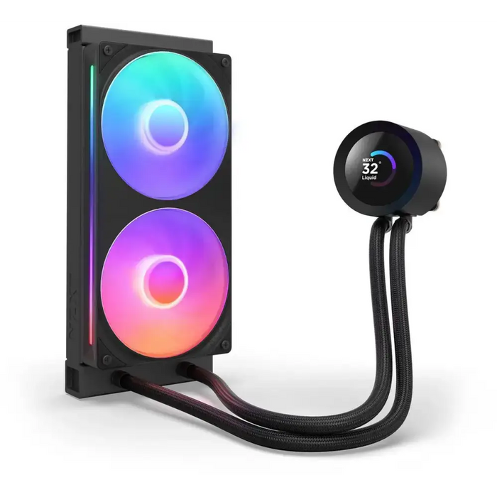 CPU Cooler NZXT Kraken Plus 240 RGB LCD Display - Black - Охладители за процесори<<<Компютърни