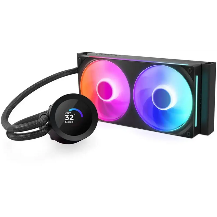 CPU Cooler NZXT Kraken Plus 240 RGB LCD Display - Black - Охладители за процесори<<<Компютърни
