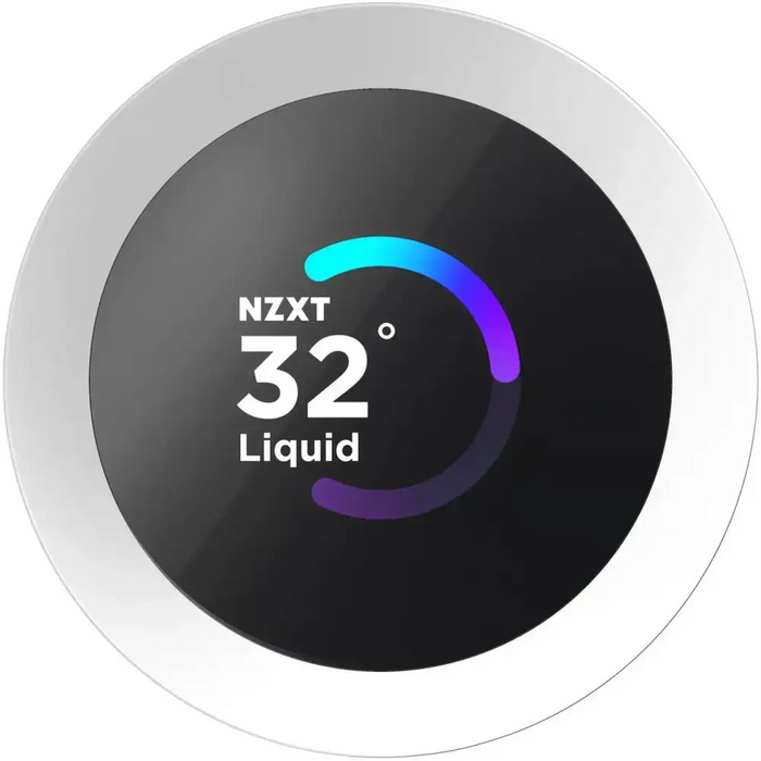 CPU Cooler NZXT Kraken Plus 240 RGB LCD Display - White - Охладители за процесори<<<Компютърни
