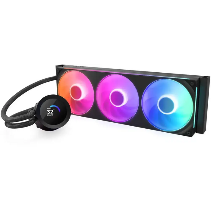 CPU Cooler NZXT Kraken Plus 360 RGB LCD Display - Black - Охладители за процесори<<<Компютърни