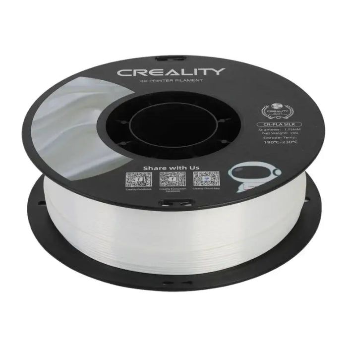 CR-Silk PLA Filament Creality (White) - Filaments<<<3D Printing<<<Creative Technologies<<<InnproXML