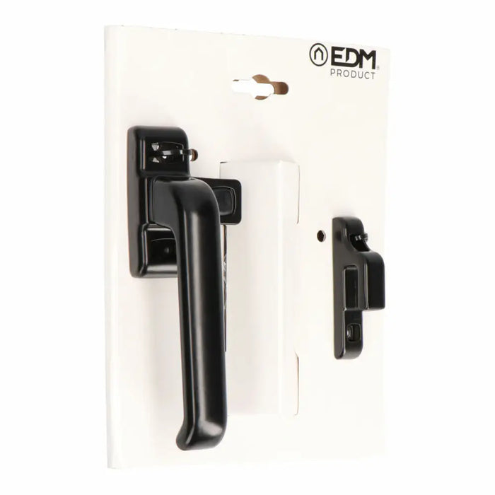Crank EDM 85458 6801 Black Aluminium Left Pressure closure - Сигурност Удома<<<Дом Градина<<<BigBuy&&&Системи за