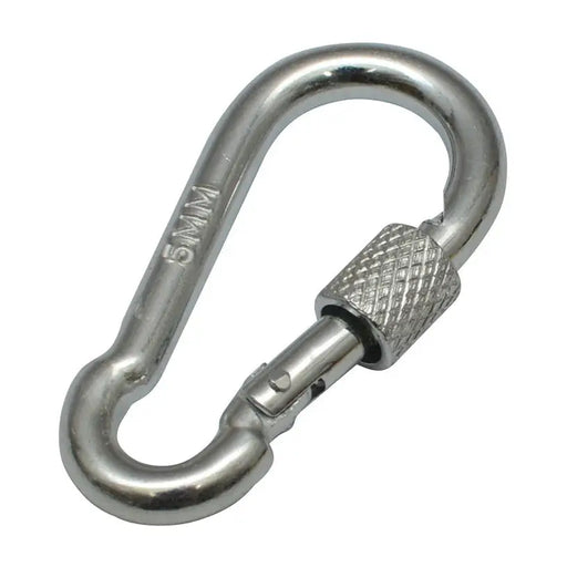 CRAPO CARABINER WITH 5MM FIXO NUT - Такелаж<<<Въжета и вериги<<<Инструменти и железария<<<Praktiker