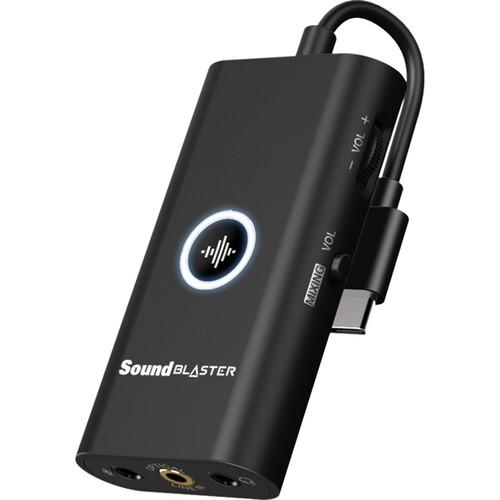 Creative Sound Blaster G3 Portable External USB-C DAC (Digital-to-Analog Converter)