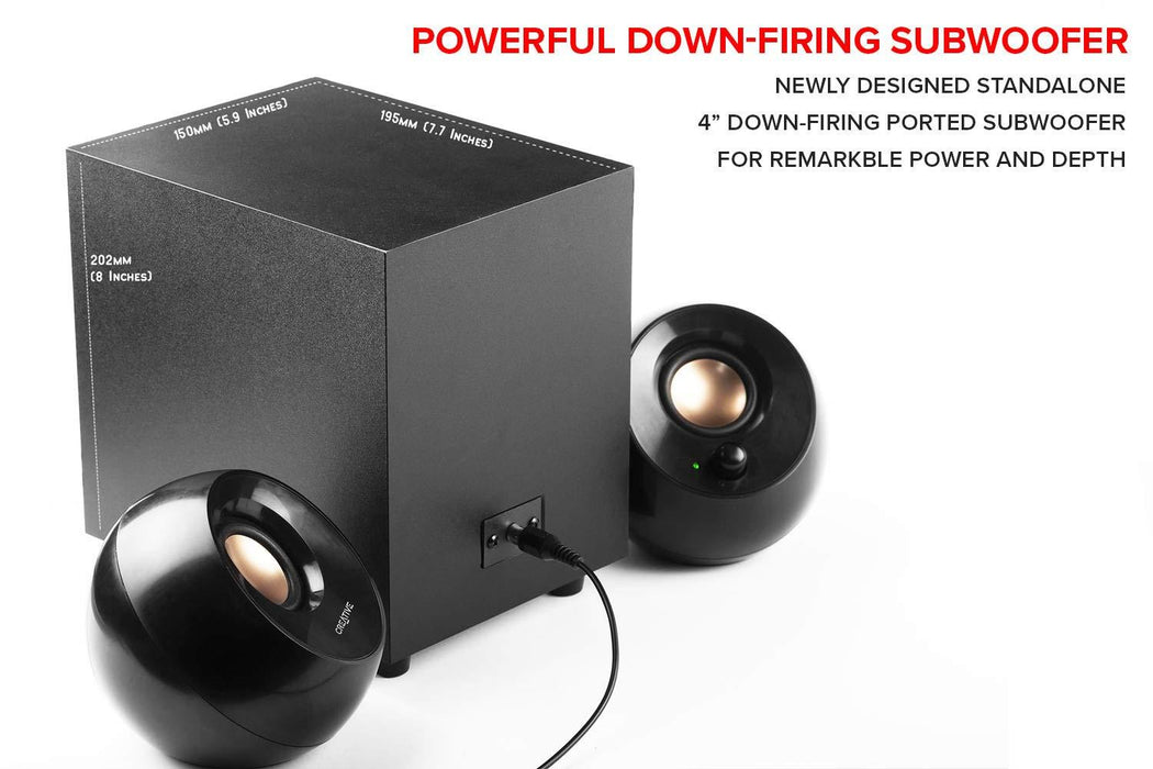 Sound system Creative PEBBLE Plus 2.1, USB, 8W
