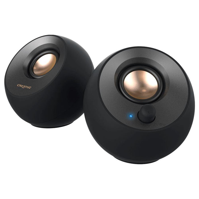 Sound system Creative PEBBLE V2, USB-C, 2 x 4W, Black