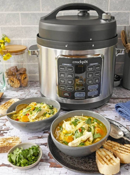 Crock-Pot CSC062X multi cooker 5.6 L 1400 W Black, Stainless steel