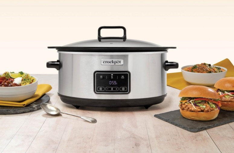 Crock-Pot CSC112X 6.5-litre slow cooker (silver)
