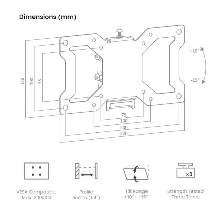 Crown WM20K1323ST TV stand - ТВ стойки<<<Аксесоари за телевизори<<<ТВ Аудио Gaming<<<ZoraSite