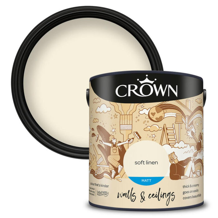 INTERIOR PAINT CROWN SOFT LINEN 2.5L