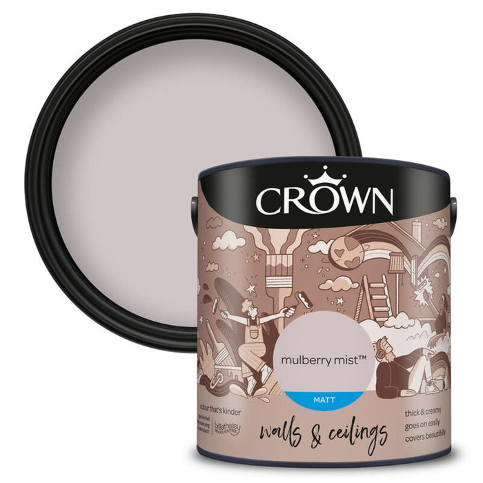INTERIOR PAINT CROWN MULBERRY MIST 2.5L