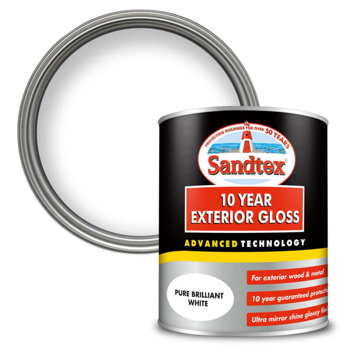 PAINT SANDTEX GLOSS BRILLIANT WHITE 0.750L