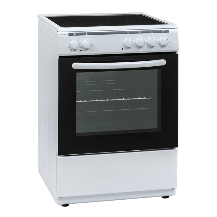 Electric cooker Crown 60C3MA, White, Ceramic