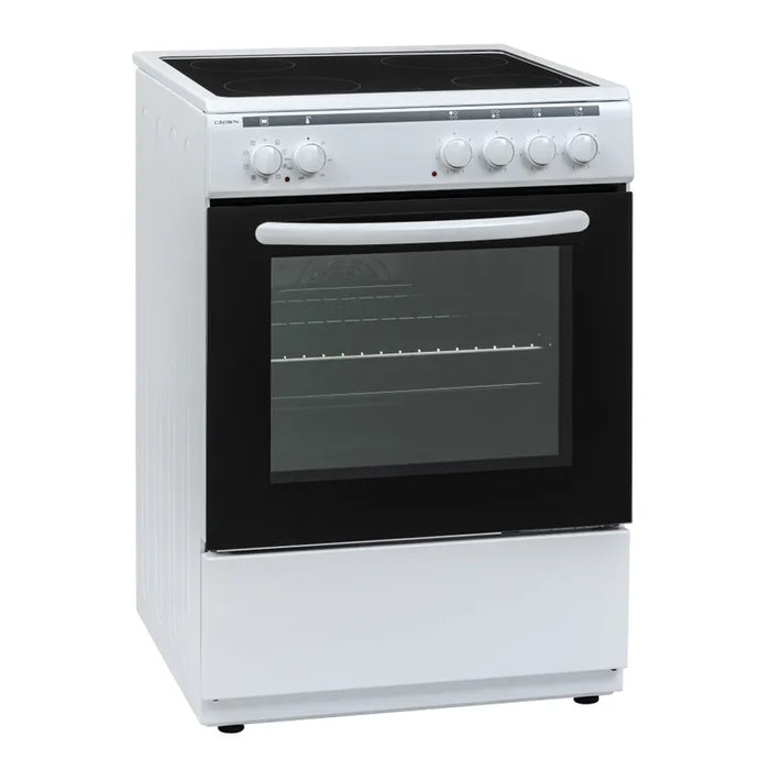 Electric cooker Crown 60C3MA, White, Ceramic