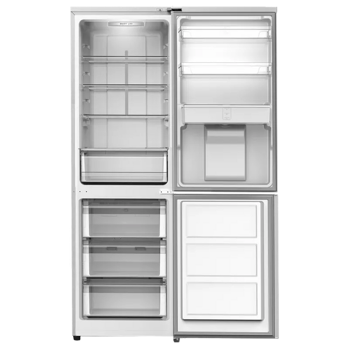 Refrigerator with freezer Crown CBN444DIX/DIS, 320 l, E, No Frost, Stainless steel