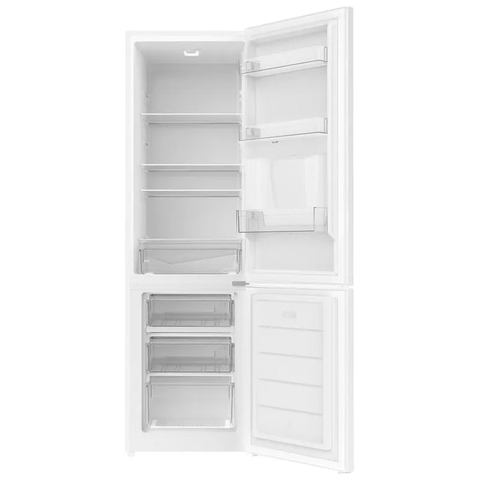 Crown CBR271EWD fridge freezer, 260 l, E, White, Static