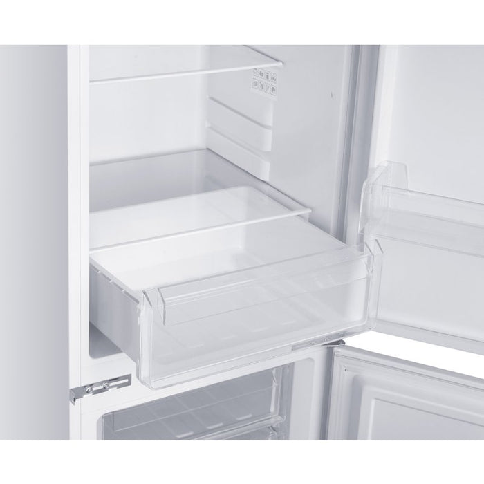 Built-in refrigerator with freezer Crown CDE177BI, 249 l, E, White, Yes