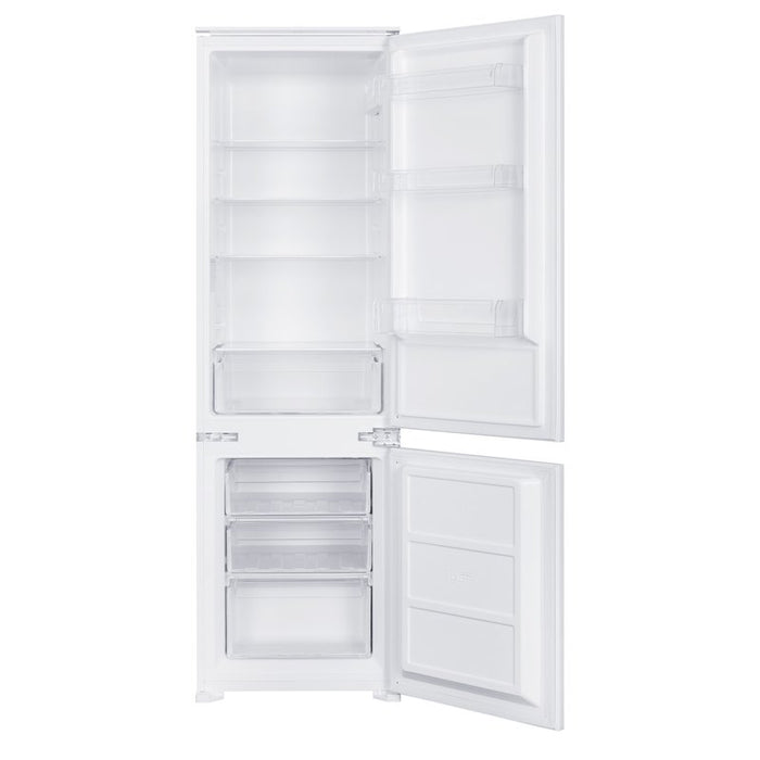 Built-in refrigerator with freezer Crown CDE177BI, 249 l, E, White, Yes