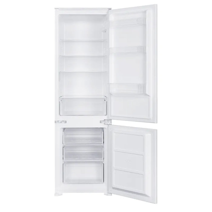 Built-in refrigerator with freezer Crown CDE177BI, 249 l, E, White, Yes